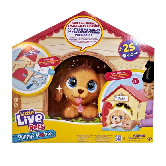Little Live Pets My Puppy's Home Interactive Puppy & Kennel, 25+ Sounds/Reaction - Picture 1 of 5